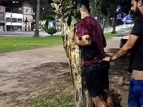 URSÃO ENCHEU ME CU DE PORRA NA PRAÇA. asian gay cruising sex videos