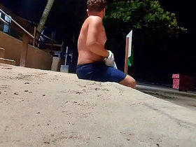People at the beach fly off the handle when I win wet in my shorts asian gay sex videos tube3