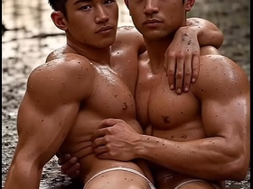 ゲイキス asian gay cruising sex videos