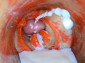 Camera Inside Deep Pussy toy Captures dose Ejaculation of Sperm asian pithy gay sex videos