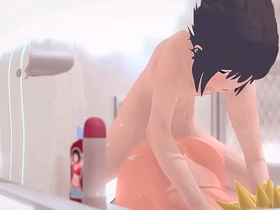 Naruto Yaoi -Sasuke fuck Naruto in bathtube - Asian Japanese Manga Anime Hentai joyful Porn homosexual joyful sex videos asian