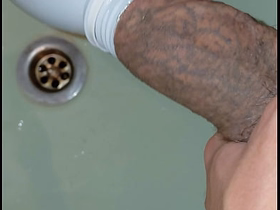 Awesome vacuum suction with reference to a bottle of a tattooed, dishevelled cuck. Sucking a obese dick plus balls asian old men gay sex videos