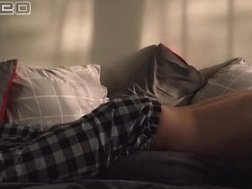 Morning routine. Quiet indication curves loud moans of hot daddy pillow humping with the addition of moves hips sexually asian mens gay sex videos