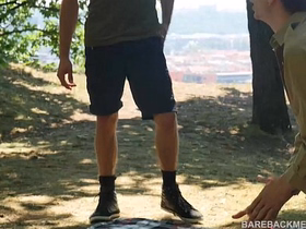 Camp Site Outdoor Bareback Threesome Dual Roast hot new asian happy-go-lucky making love videos