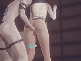 Genshin Impact Yaoi 3D - Venti Arcont analingus & Fingering (uncensored) - Japanese asian manga anime game porn gay sissy men gay coitus videos asian