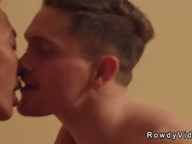 Niggardly Asian operate star fucks man from set gay sex videos better half asian