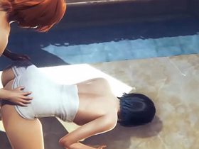 Genshin Impact - Venti Hardsex a public bath - Sissy crossdress Japanese Asian Manga Anime Game Porn Gay asian gay sex videos 1