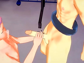 Jujutsu Kaisen Yaoi - Yuji Itadori Handjob and fucked by Sakuna - Sissy crossdress Japanese Asian Manga Anime Game Porn Gay asian gay honeymoon sex videos