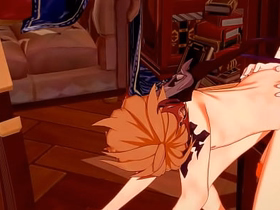 Genshin Impact Yaoi - Zhongli x Tartaglia Blowjob added to fucked - Coward crossdress Japanese Asian Manga Anime Game Porn Gay gay men hot asian sex videos