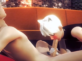 Yaoi Femboy - Alan Handjob and blowjob - Cissy Trap Crossdresser Anime Manga Japanese Asian Game Porn Gay asian hairy daddy gay sexual congress videos